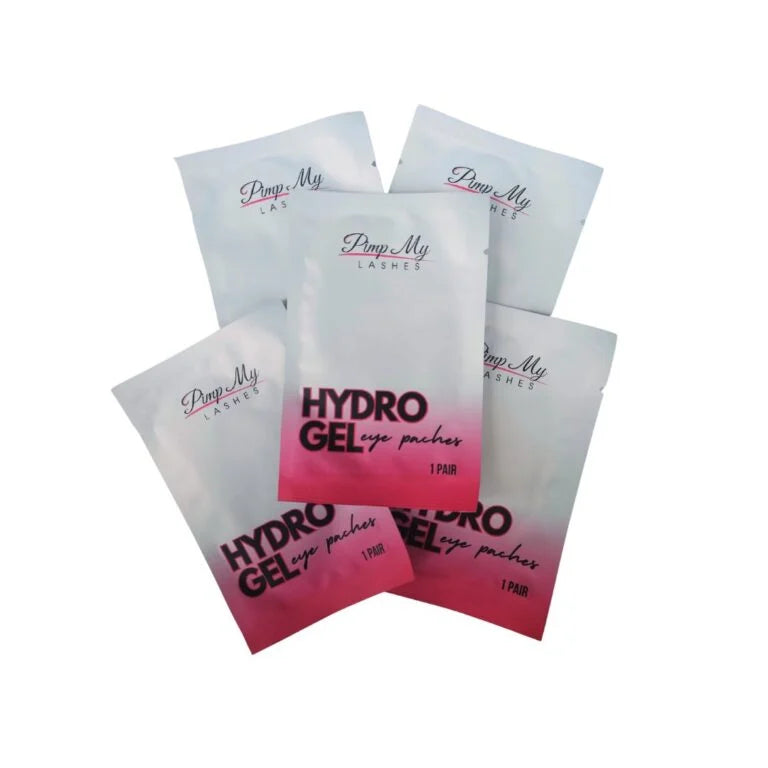 White hydrogel under-eye patches Pimp My Lashes