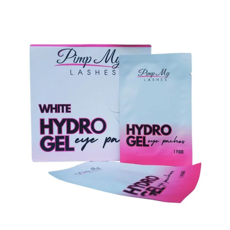 White hydrogel under-eye patches Pimp My Lashes