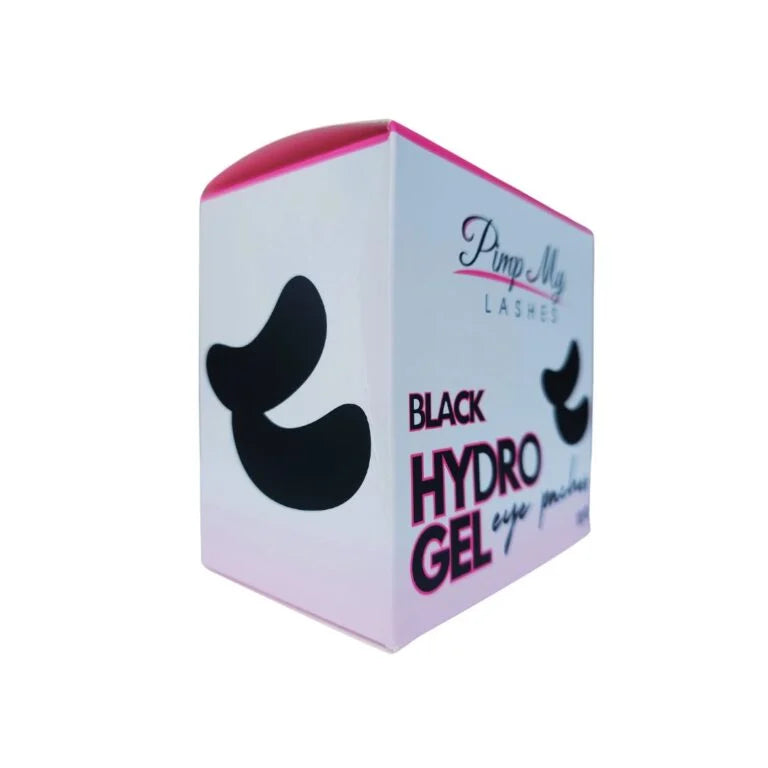 Black hydrogel under-eye patches for UV Pimp My Lashes