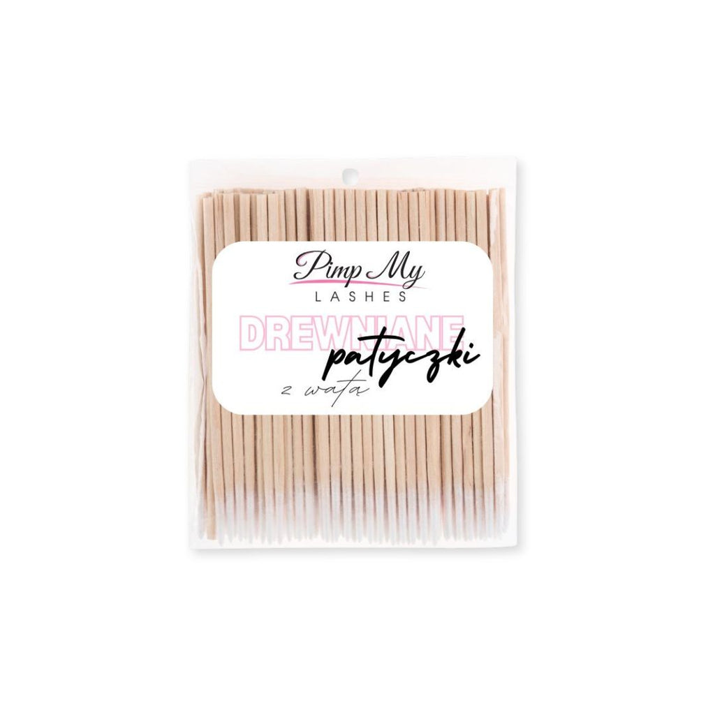 Wooden Cotton-Tipped Applicators for Precision Cleaning – Pimp My Lashes