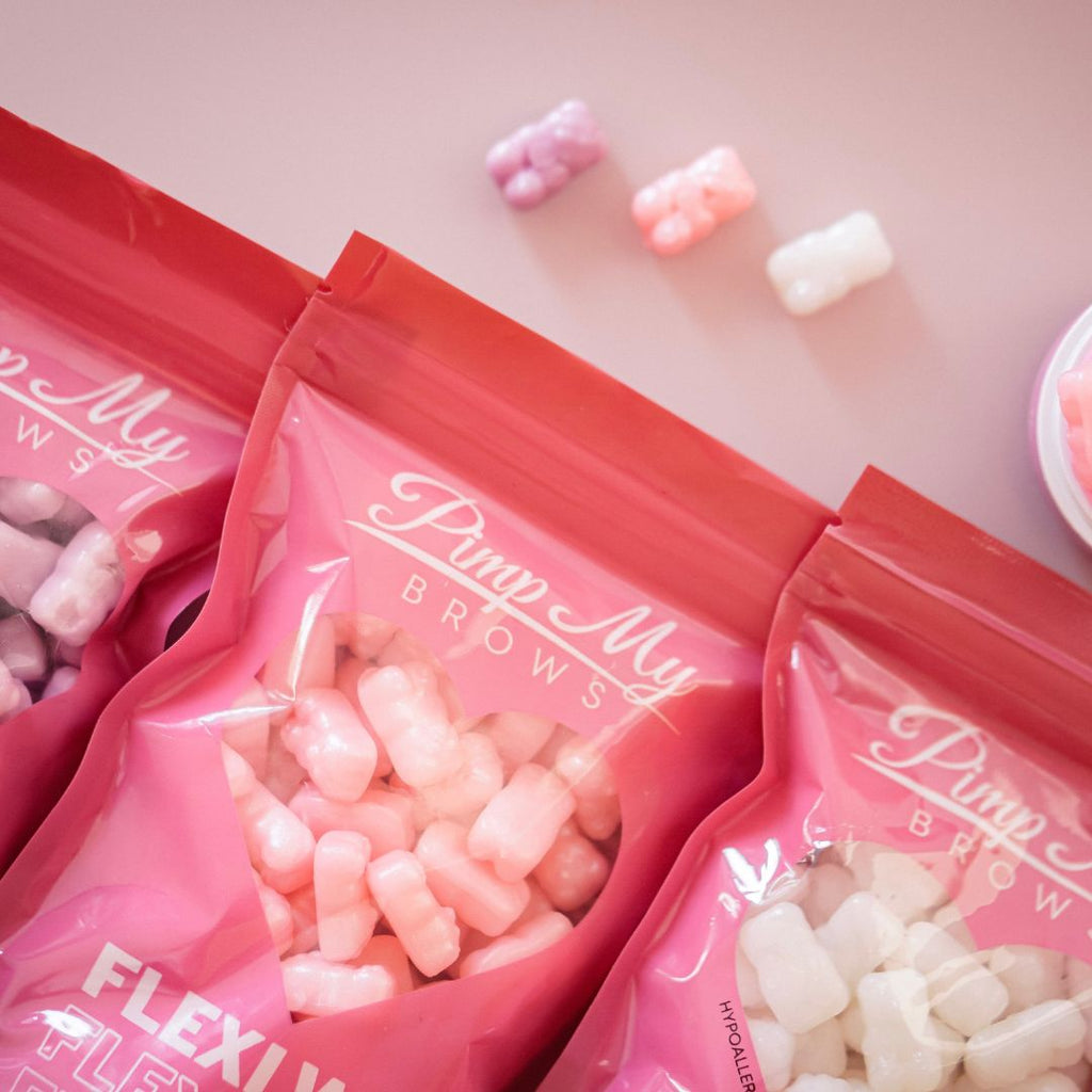 Flexi Wax – Flexible Hard Wax Beans (Pink Pearl) – Pimp My Brows