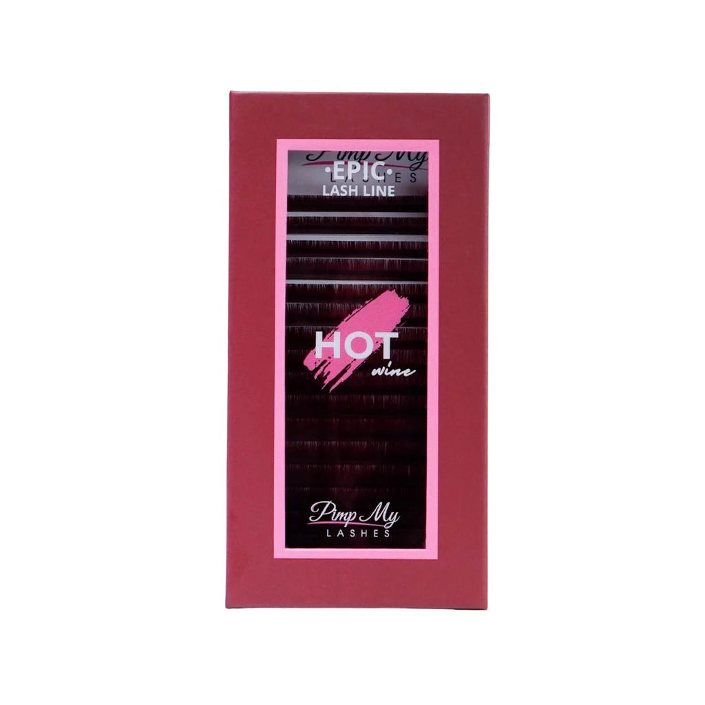 EPIC LASH LINE Hot Wine Eyelash Extensions – Pimp My Lashes