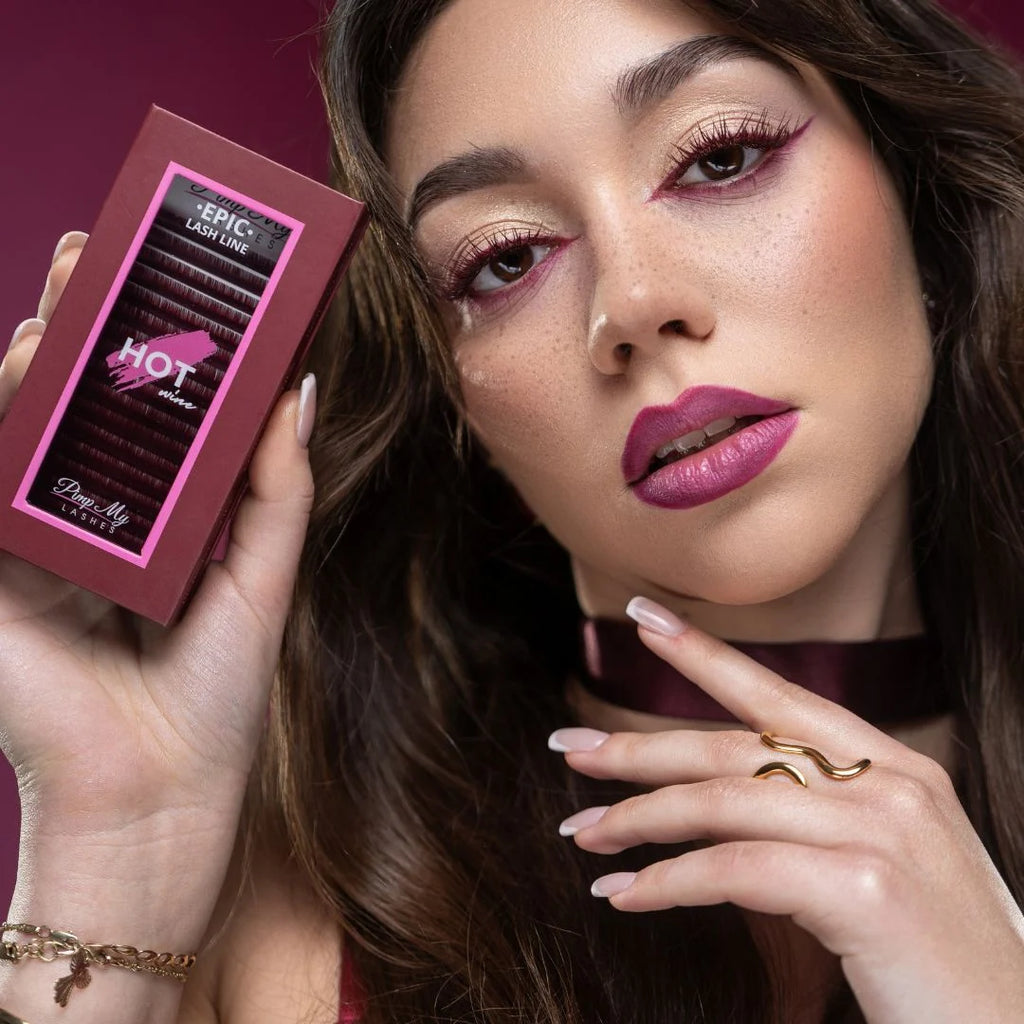 EPIC LASH LINE Hot Wine Eyelash Extensions – Pimp My Lashes