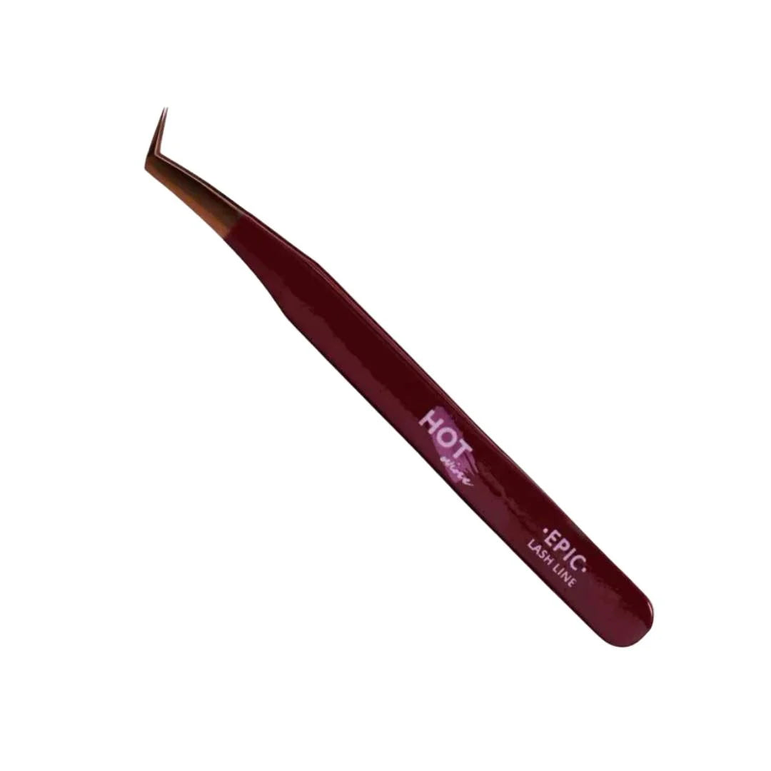 EPIC Hot Wine Eyelash Extension Tweezer – Pimp My Lashes