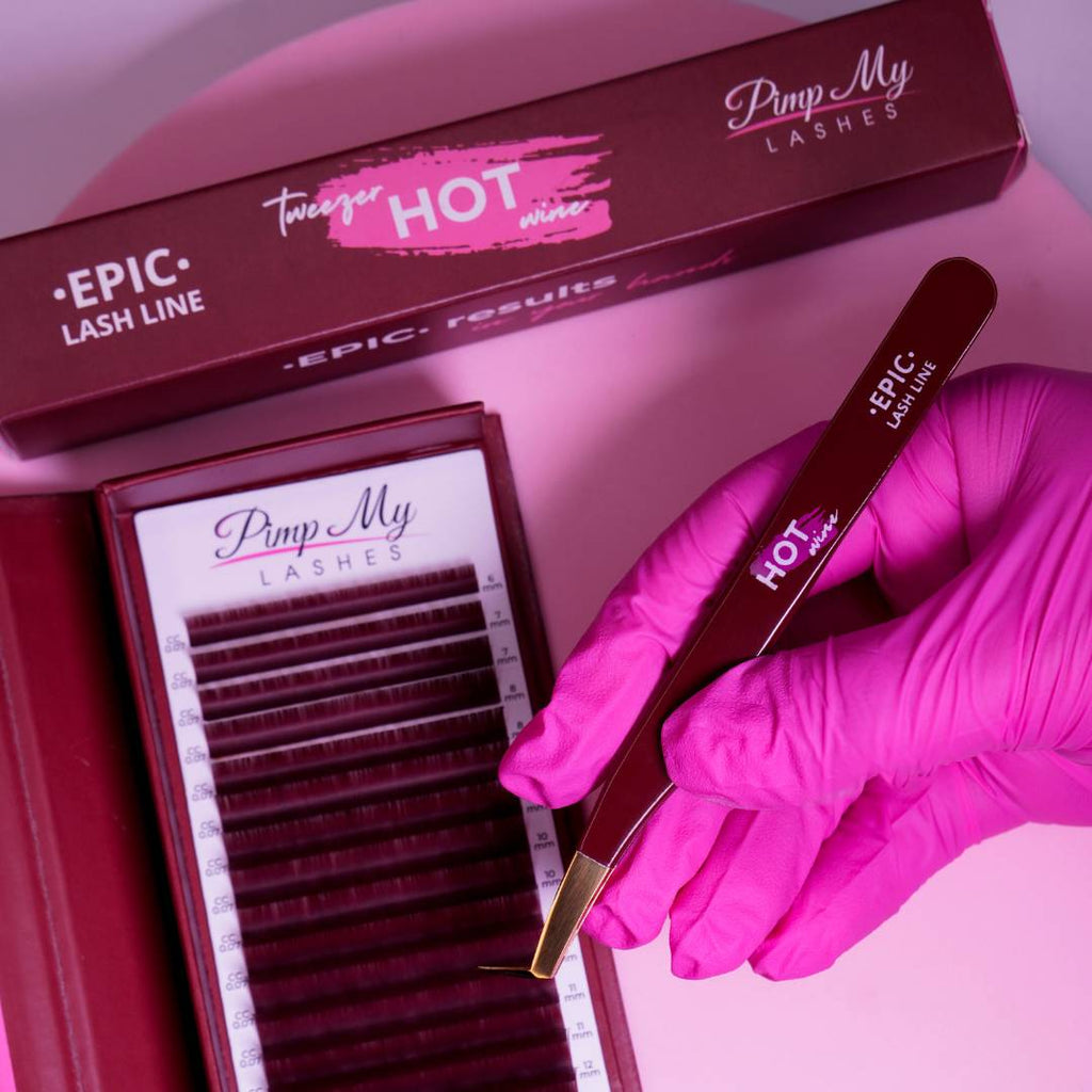 EPIC Hot Wine Eyelash Extension Tweezer – Pimp My Lashes