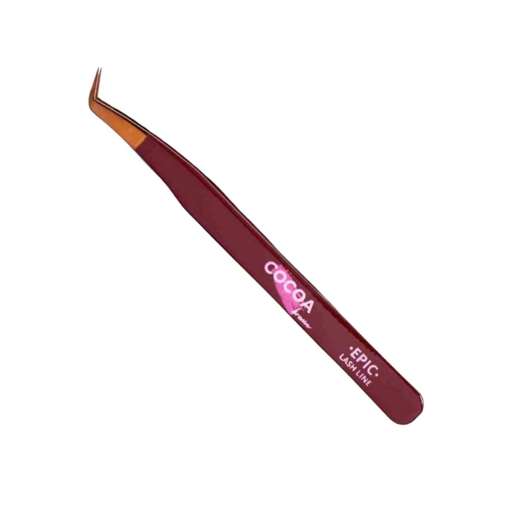 EPIC Cocoa Brown Eyelash Extension Tweezer – Pimp My Lashes