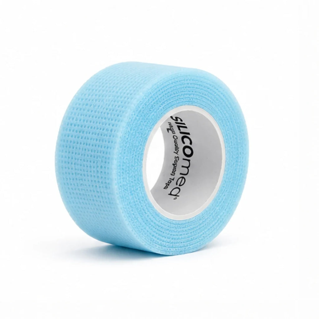 SilicoMed Blue Silicone Tape for Eyelash Extensions – 2.5 cm x 5 m