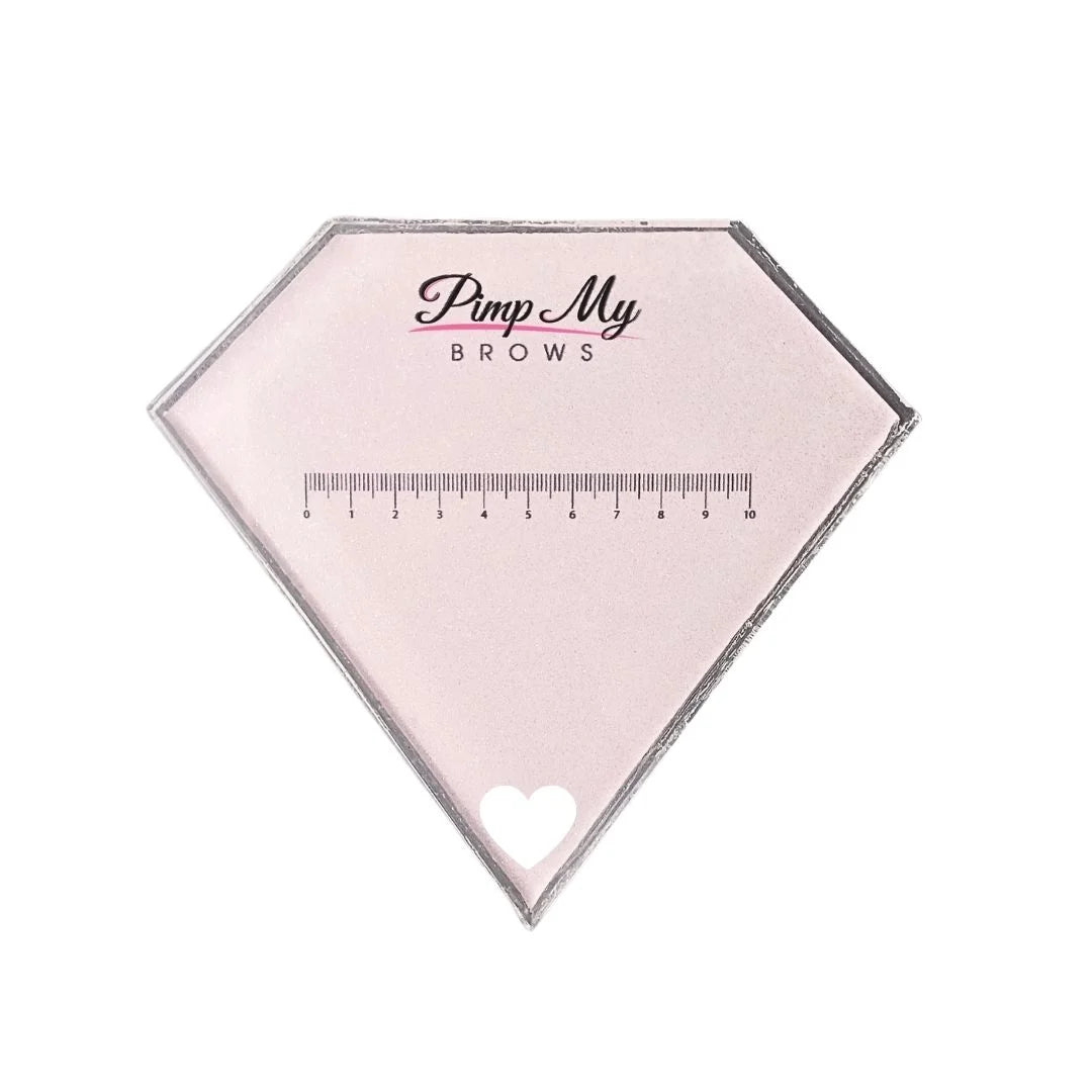 Pimp My Brows Diamond-Shaped Measuring Palette