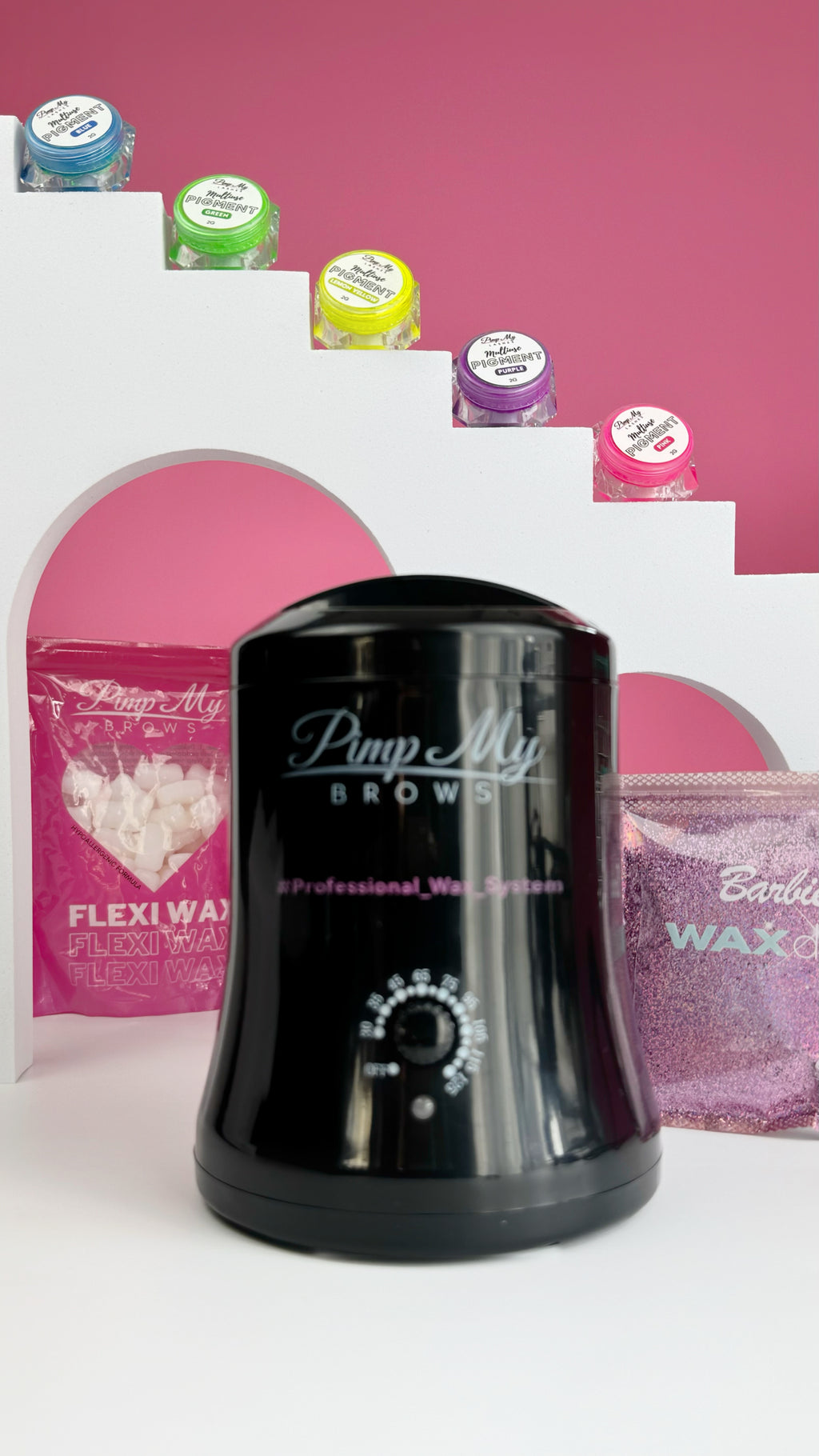 Flexi Wax – Flexible Hard Wax Beans (Pink Pearl) – Pimp My Brows
