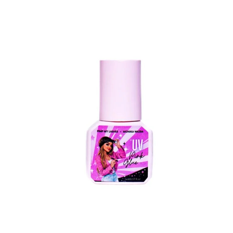 UV Eyelash Extension Glue – Pink Glue 5ml (Pimp My Lashes x Monika Wajda)