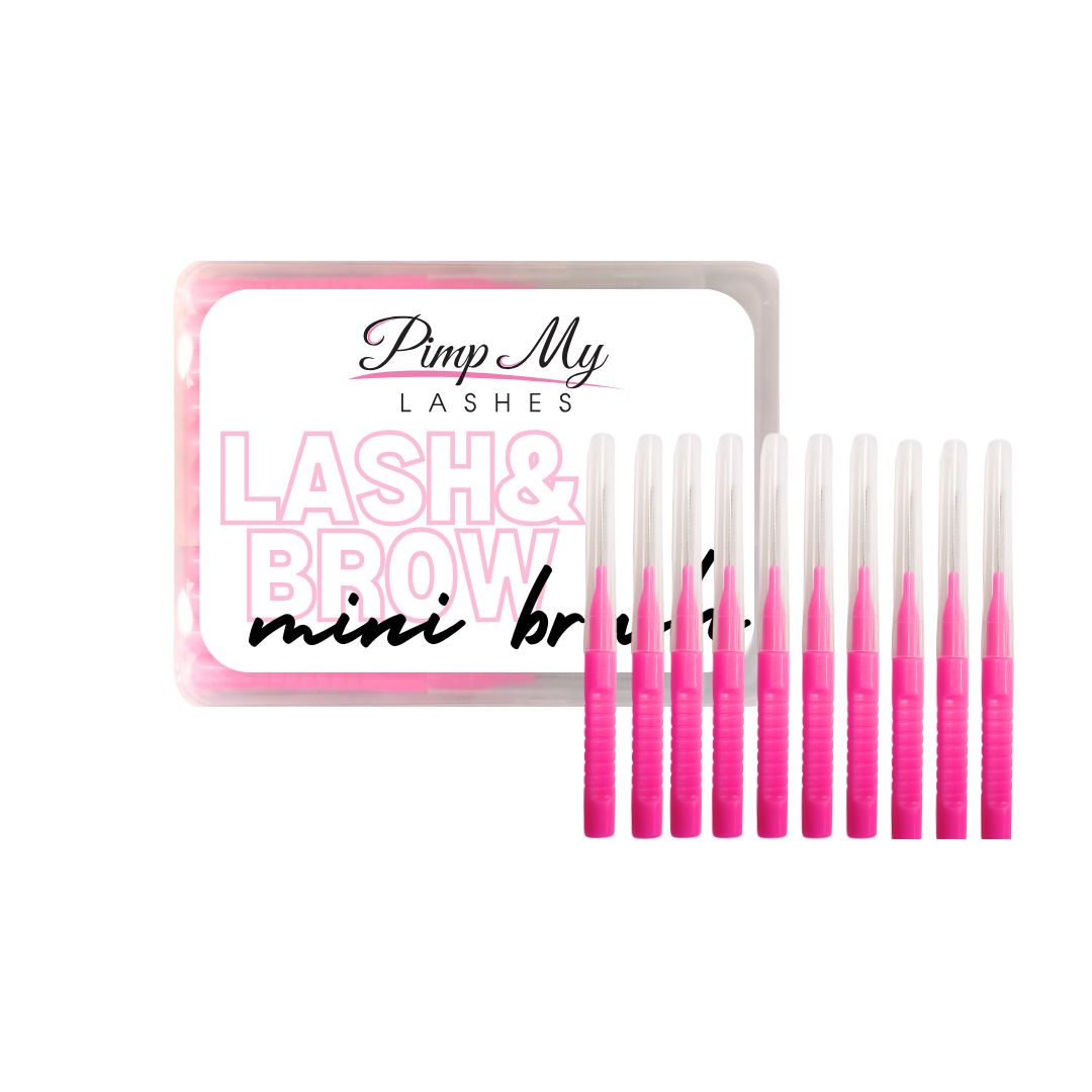 Mini Brush – Mini Brushes for Brow & Lash Lift and Lamination (10 pcs) – Pimp My Lashes