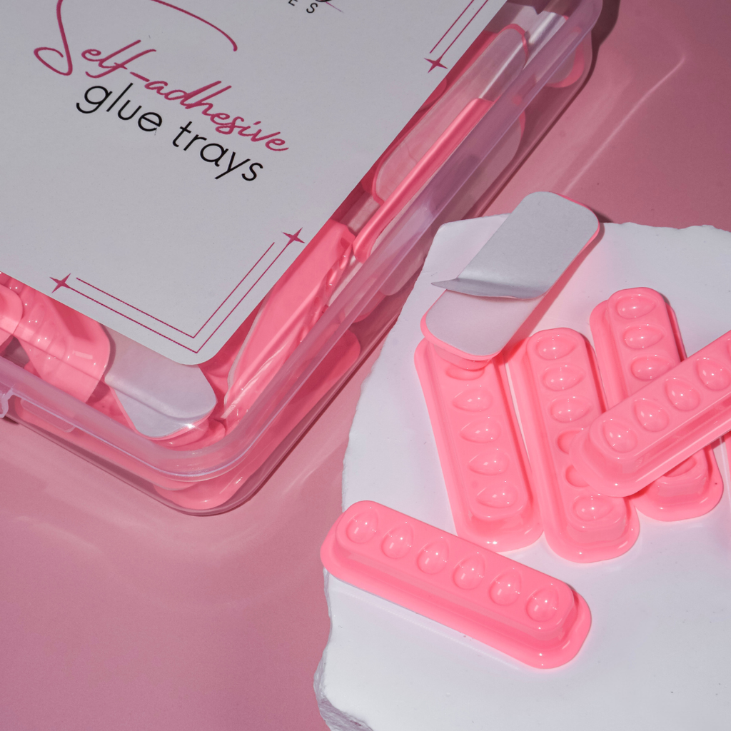 Self-Adhesive Glue Palettes (50 pcs) – Pimp My Lashes