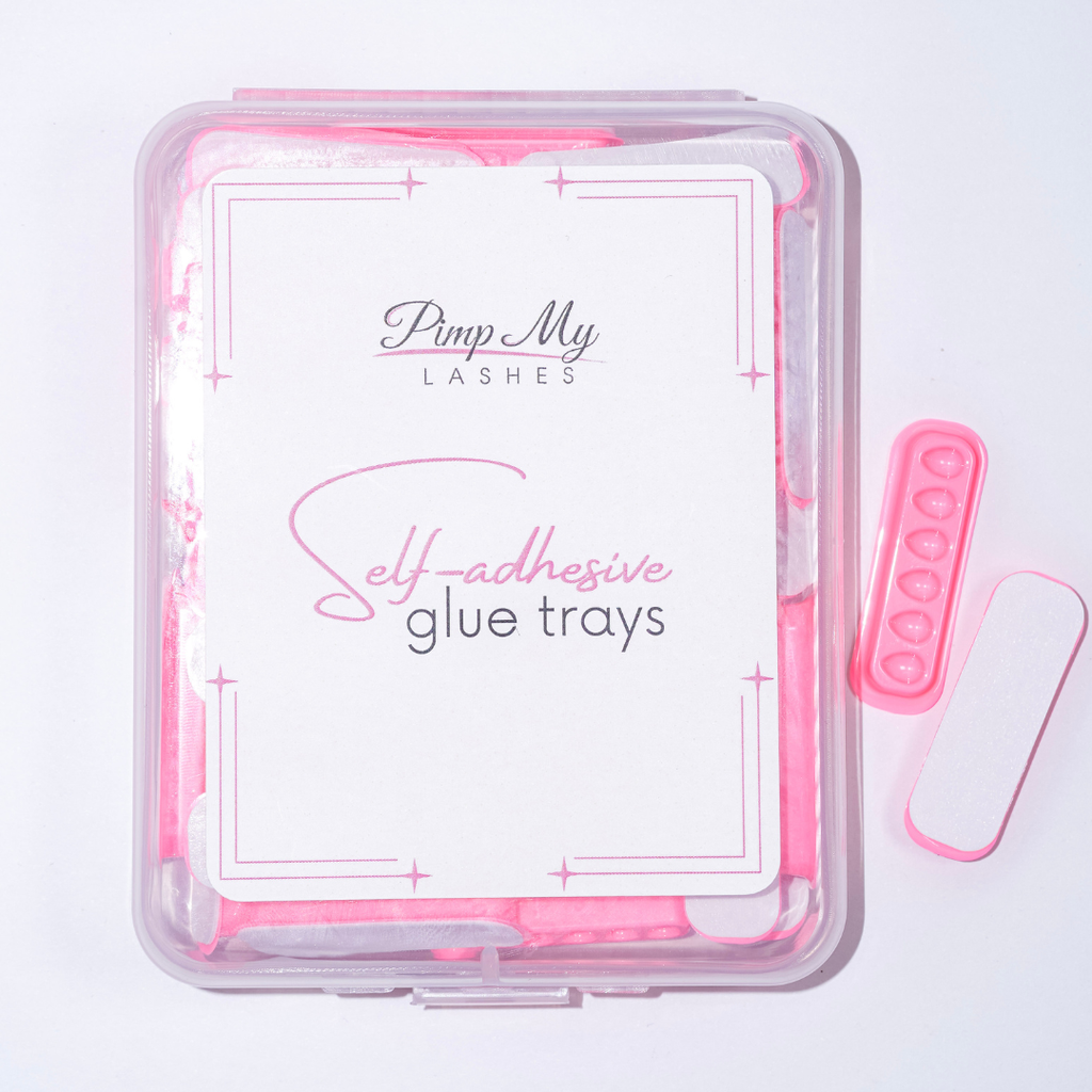 Self-Adhesive Glue Palettes (50 pcs) – Pimp My Lashes