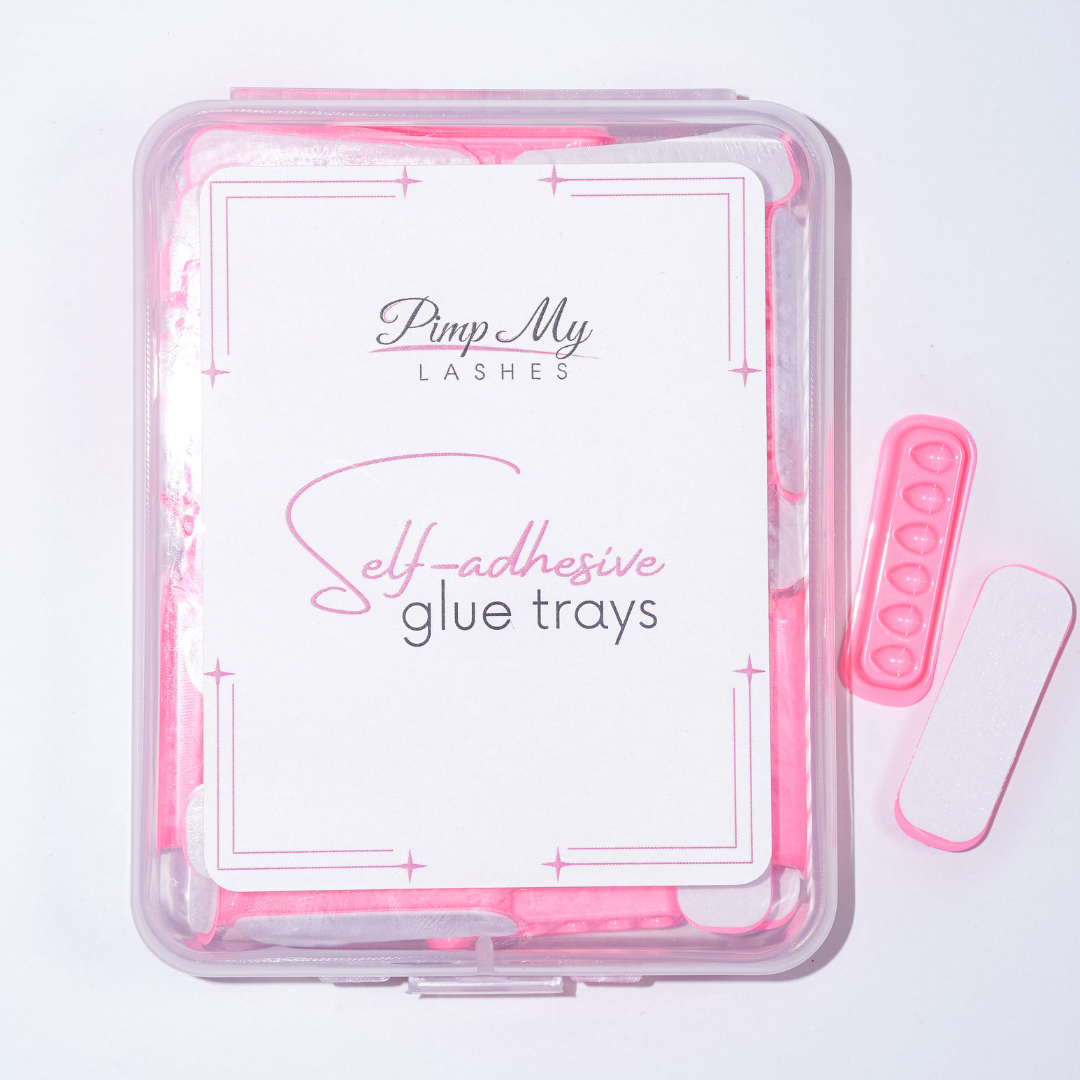 Self-Adhesive Glue Palettes (50 pcs) – Pimp My Lashes