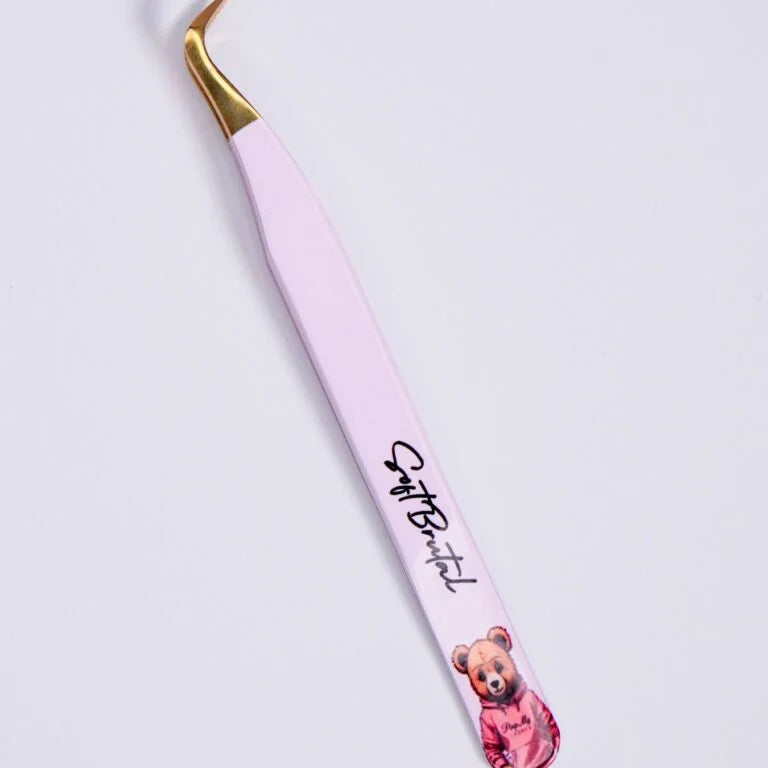 Soft Brutal Pimp My Lashes Professional Eyelash Extension Tweezers