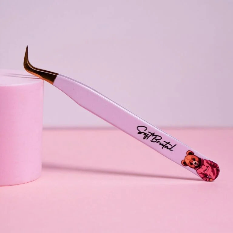 Soft Brutal Pimp My Lashes Professional Eyelash Extension Tweezers