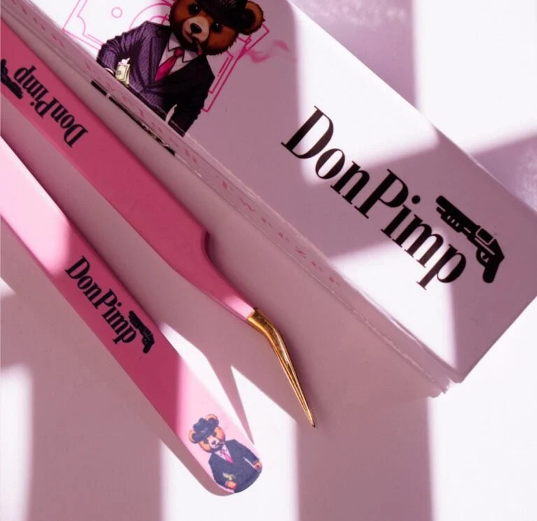 DonPimp Eyelash Extension Tweezers - Pimp My Lashes