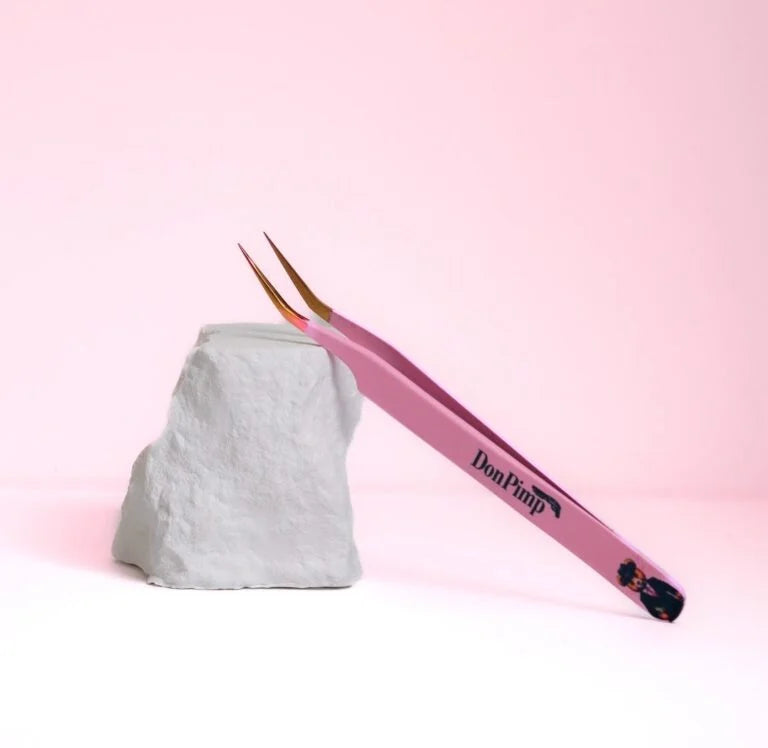 DonPimp Eyelash Extension Tweezers - Pimp My Lashes
