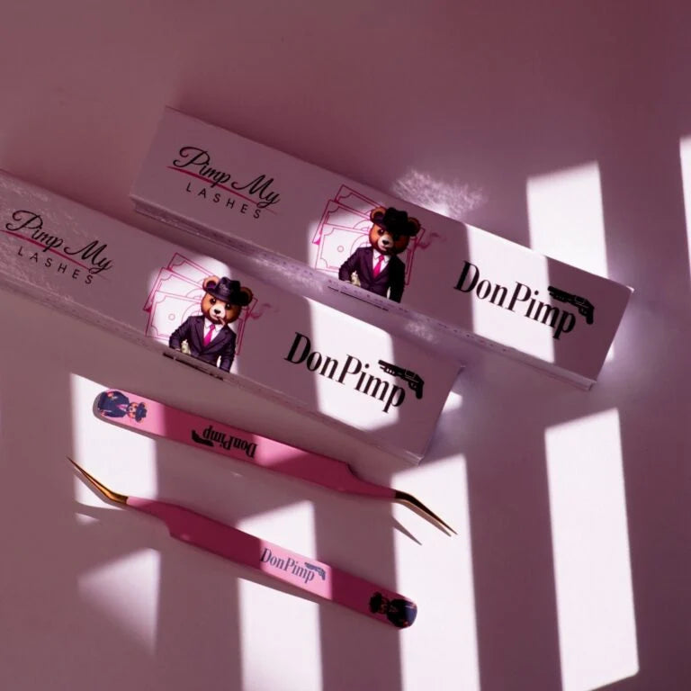 DonPimp Eyelash Extension Tweezers - Pimp My Lashes