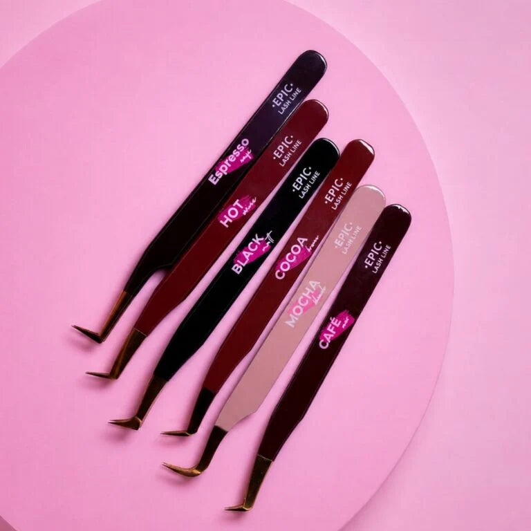 EPIC Cafe Noir Eyelash Extension Tweezers – Pimp My Lashes