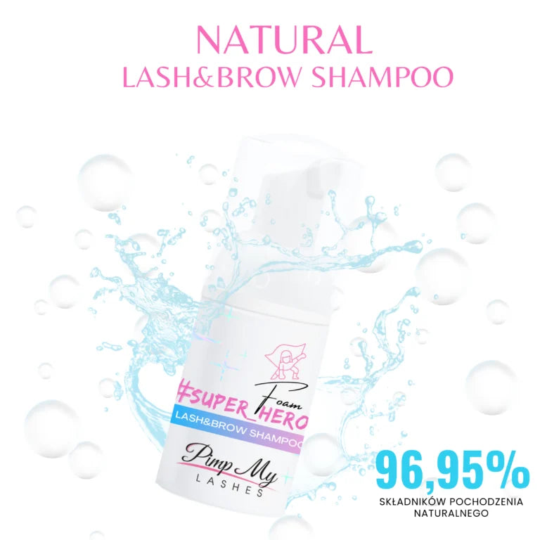 Super Hero Foam Lash & Brow Shampoo 30 ml Pimp My Lashes