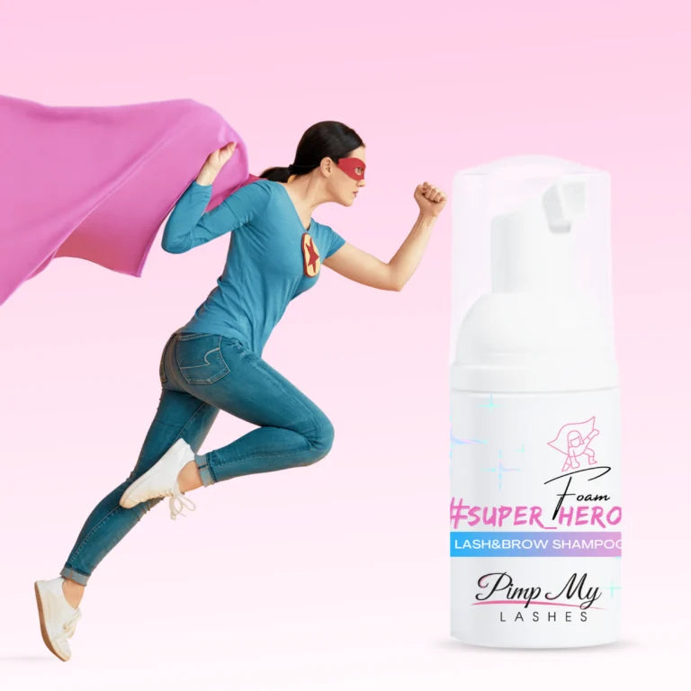 Super Hero Foam Lash & Brow Shampoo 30 ml Pimp My Lashes