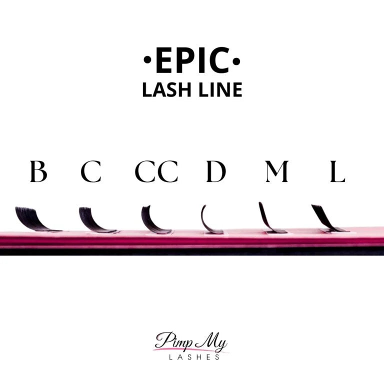 EPIC LASH LINE Matte Espresso Eyelash Extensions Pimp My Lashes
