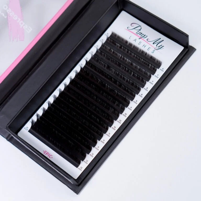 EPIC LASH LINE Matte Espresso Eyelash Extensions Pimp My Lashes