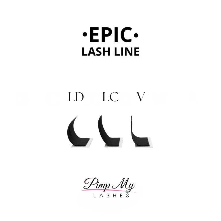 EPIC LASH LINE Matte Espresso Eyelash Extensions Pimp My Lashes