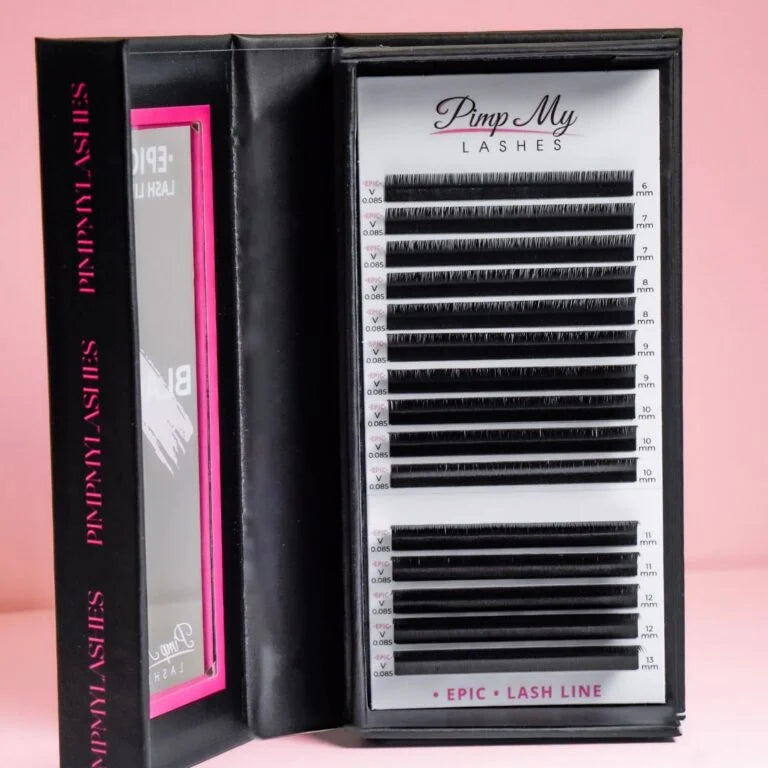 EPIC LASH LINE Matte Espresso Eyelash Extensions Pimp My Lashes