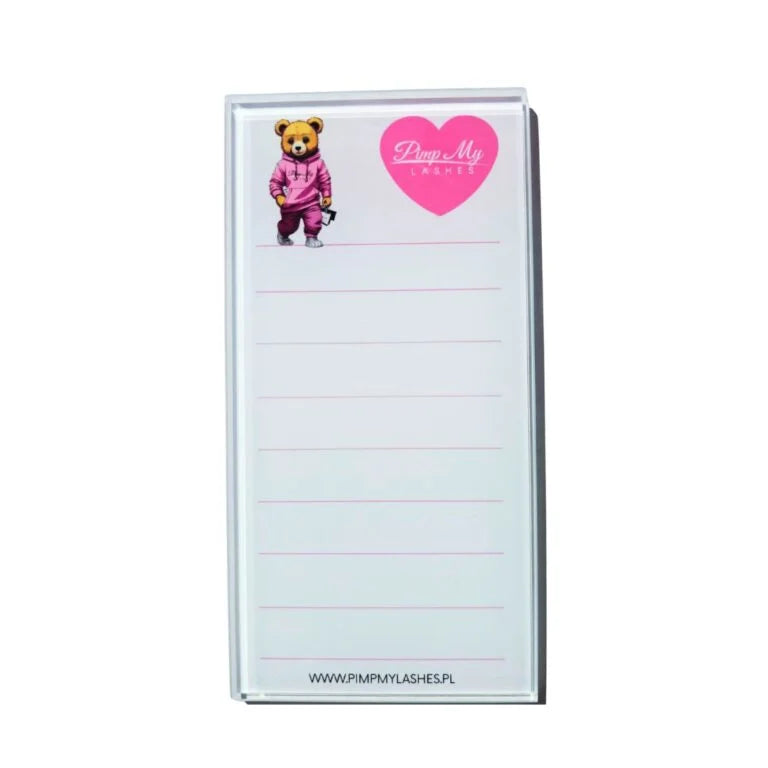 Glass Lash Holder Teddy Bear Pimp My Lashes