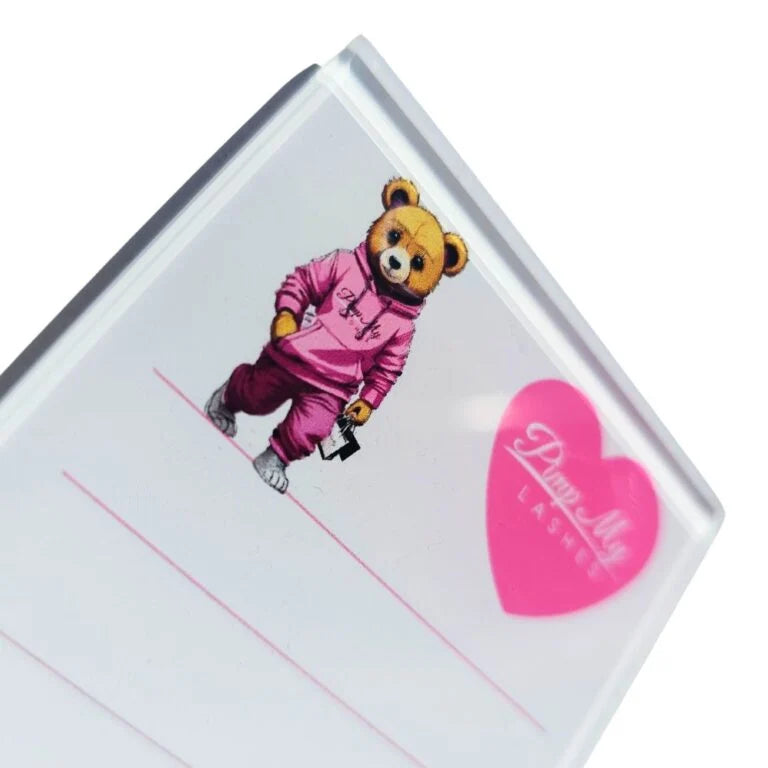 Glass Lash Holder Teddy Bear Pimp My Lashes