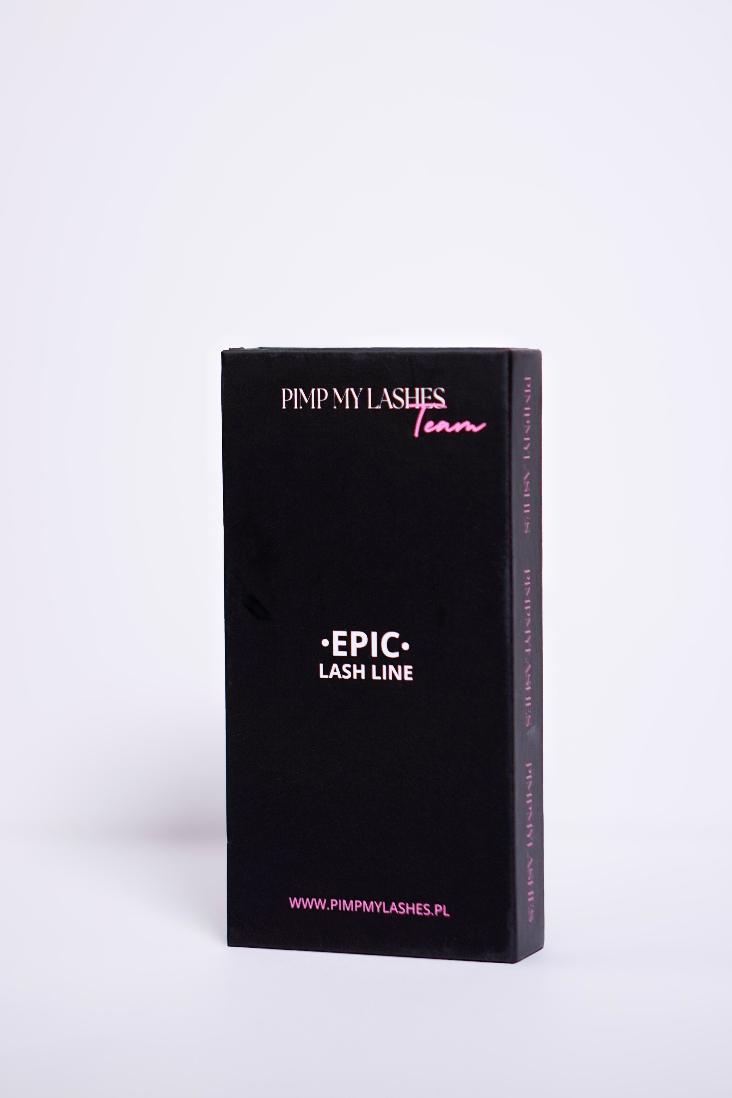 Black Eyelashes for Extension EPIC LASH LINE Black Matt Pimp My Lashes