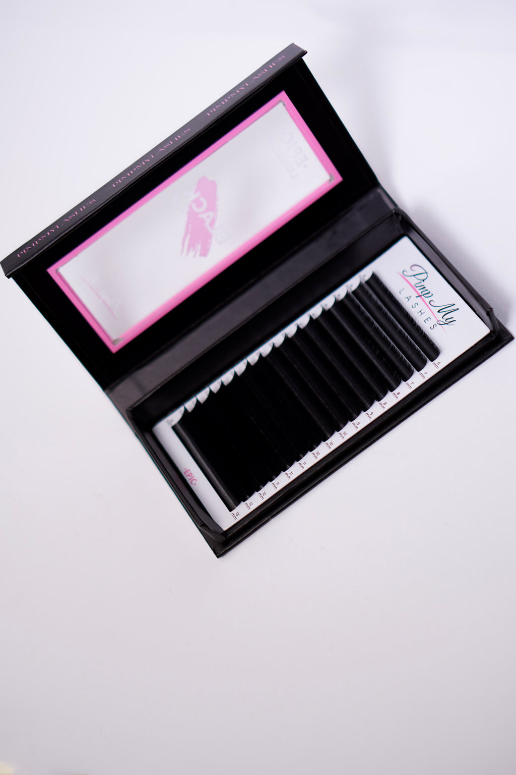 Black Eyelashes for Extension EPIC LASH LINE Black Matt Pimp My Lashes