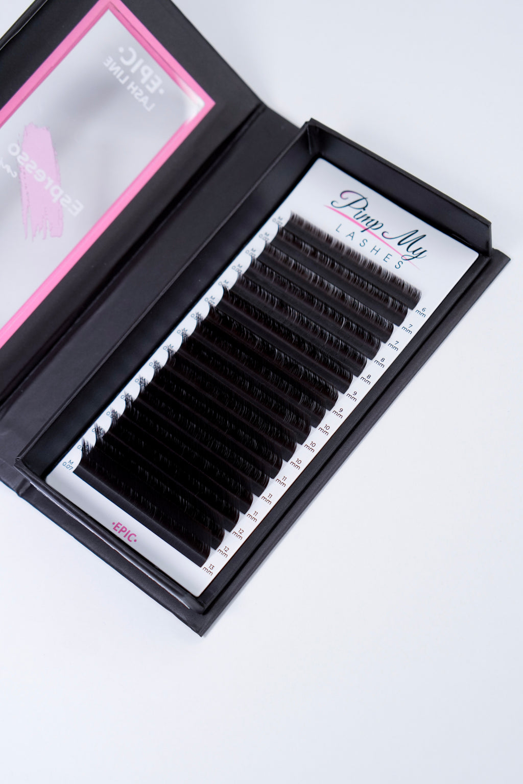 EPIC LASH LINE Matte Espresso Eyelash Extensions Pimp My Lashes