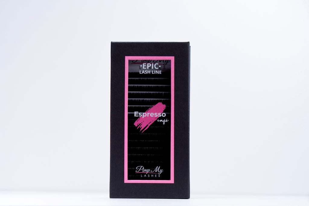 EPIC LASH LINE Matte Espresso Eyelash Extensions Pimp My Lashes
