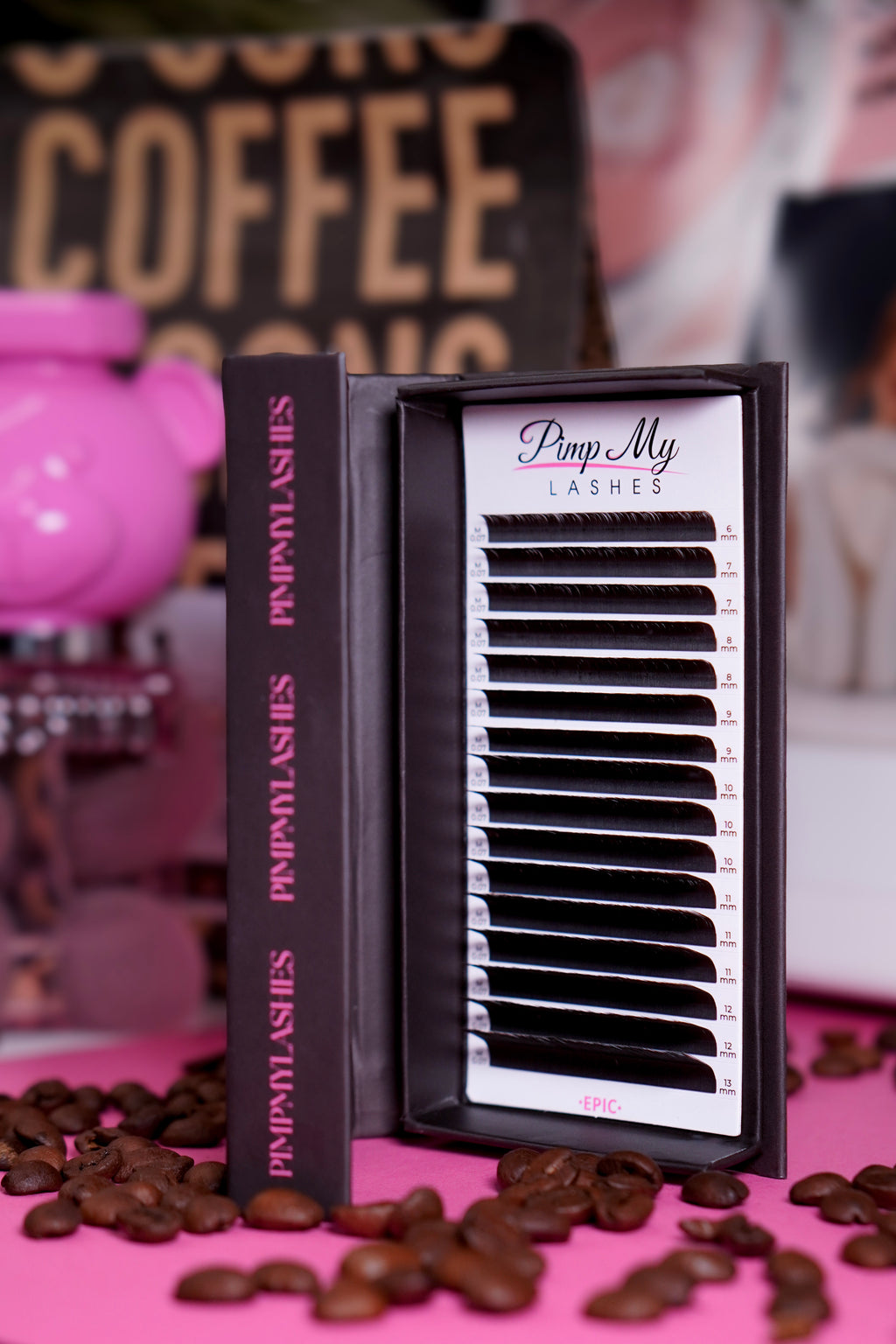 EPIC LASH LINE Matte Espresso Eyelash Extensions Pimp My Lashes