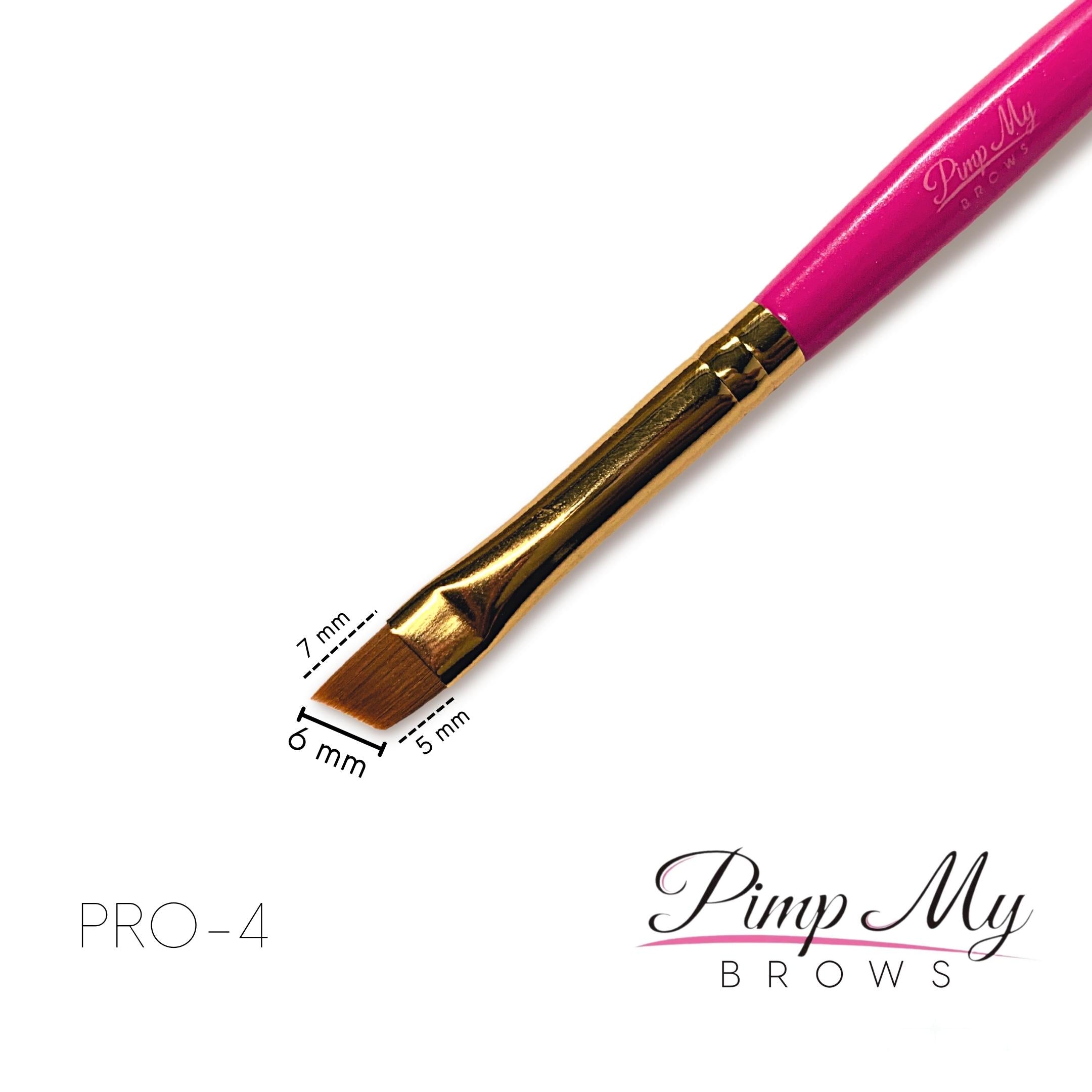 Angled Brow Brush Pimp My Brows PRO – 4 by Pimp My Lashes