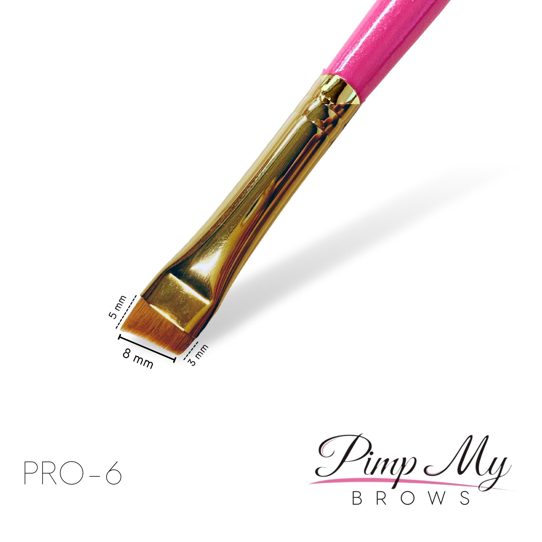 Angled Brow Brush Pimp My Brows PRO 6 Pimp My Lashes
